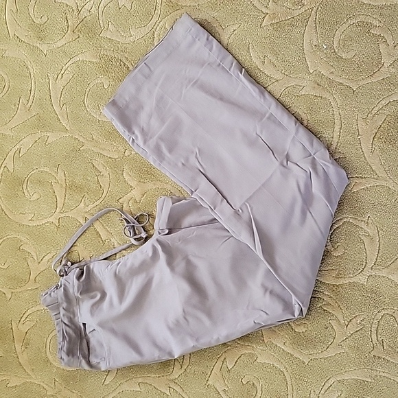 2/$15 Greys AnatomyRiley 5-Pocket Mid-Rise Flared Leg Scrub Pant TALL - Picture 1 of 8